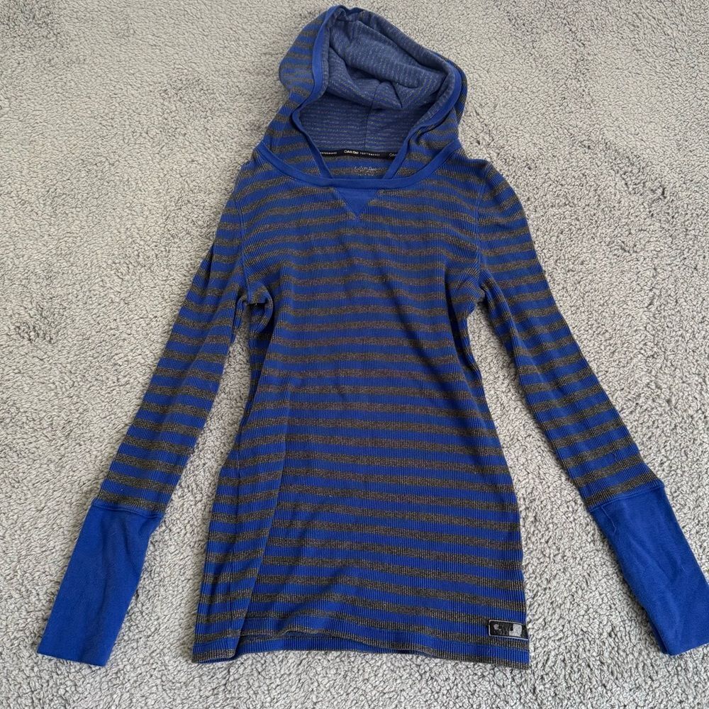 Calvin‎ Klein youth size, large V-neck pullover hoodie